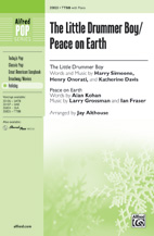 The Little Drummer Boy/Peace on Earth TTBB choral sheet music cover Thumbnail